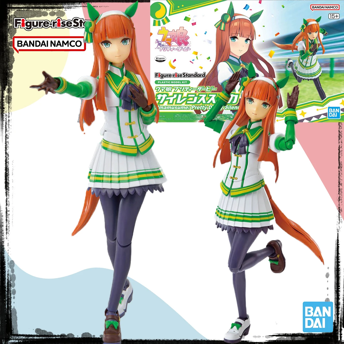 

Bandai Genuine Original FRS PrettyDerby Model Kit In Stock Anime Figure SilenceSuzuka Action Figures Assembly Model Toys Gifts