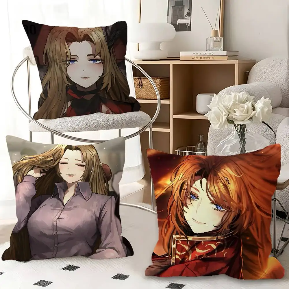 1pc Rodion Game Limbus Company Pillow Case Fashion Square Pillowcase Bedroom Sofa Room Ins Decoration Leisure