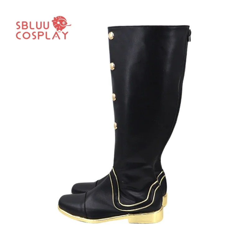 SBluuCosplay Gioco FGO Emiya Shirou Scarpe Cosplay Stivali su misura