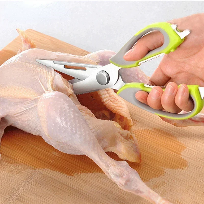 Stainless Steel Scissors Household Kitchen Detachable Accessoires Cuisine De Chicken Bone Scissors Multipurpose Food Scissors