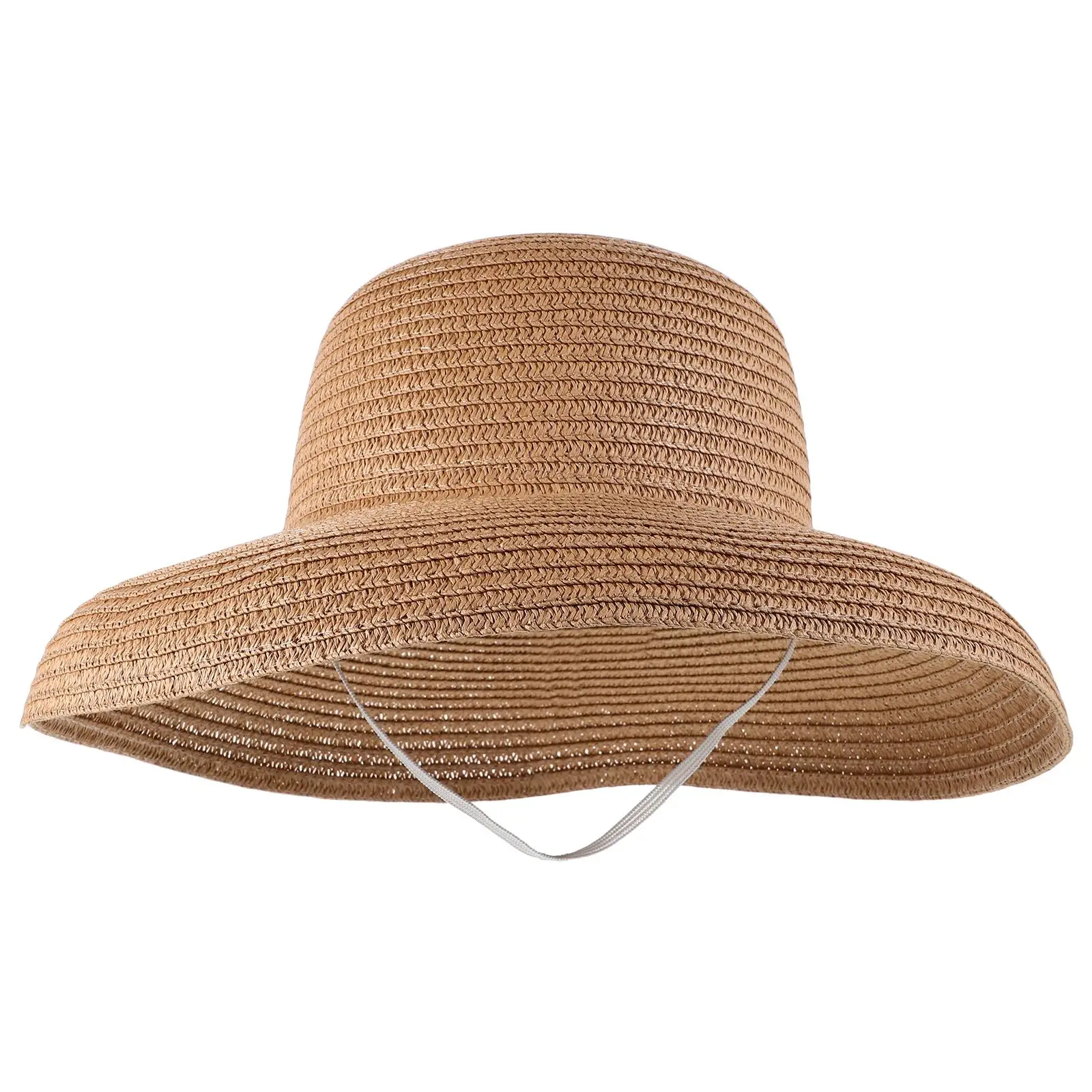 

Women's Summer Ladies Bucket Plain Female Outdoor Cap Acrylic Chic Travel