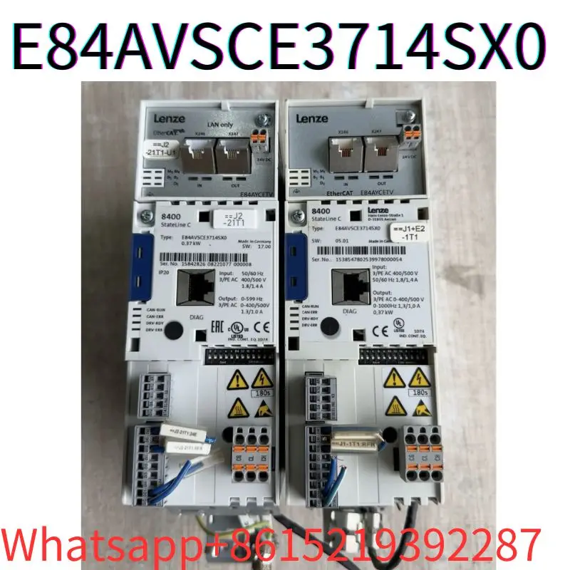 

second-hand E84AVSCE3714SX0 0.37kW 380V Inverter tested ok