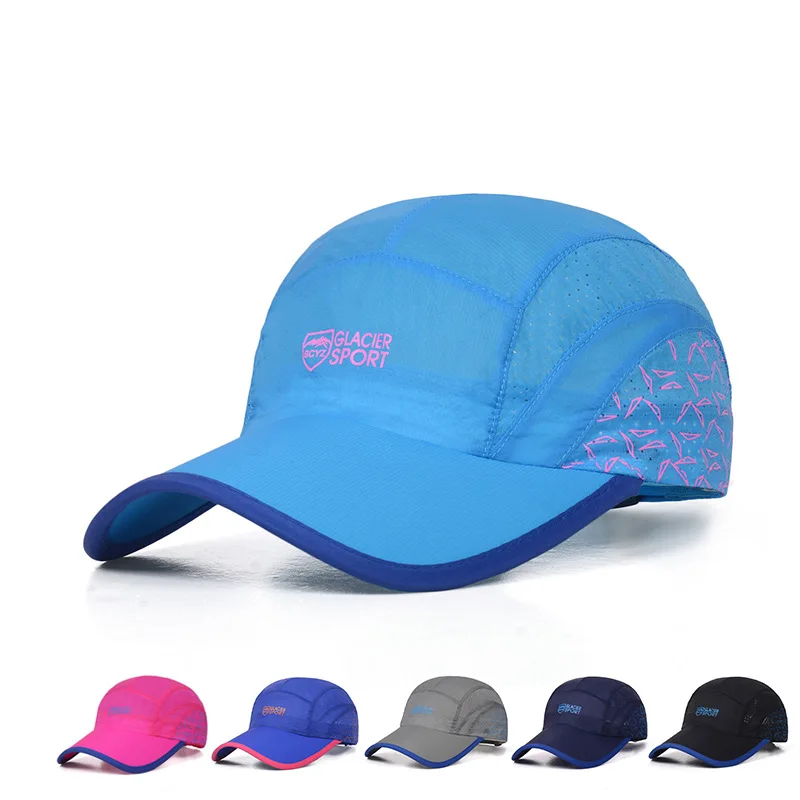 Schnell Trocknende Baseball Kappe Outdoor Sport Mesh Atmungsaktive Hut Für Männer Tragbare Wandern Angeln Sunbonnet Golf Verstellbare Kappe