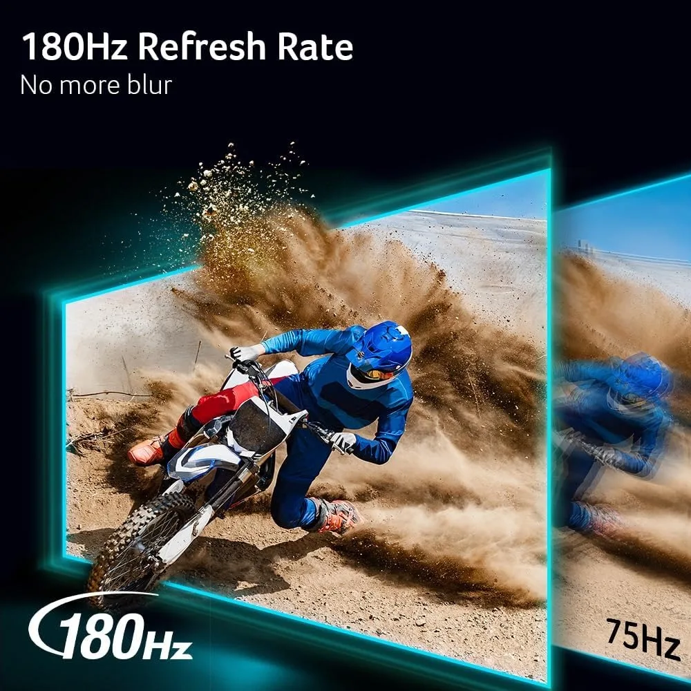 Изогнутый игровой монитор для ПК Nitro 34 дюйма UWQHD 3440x1440 1500R AMD FreeSync Premium до 180 Гц Refresh