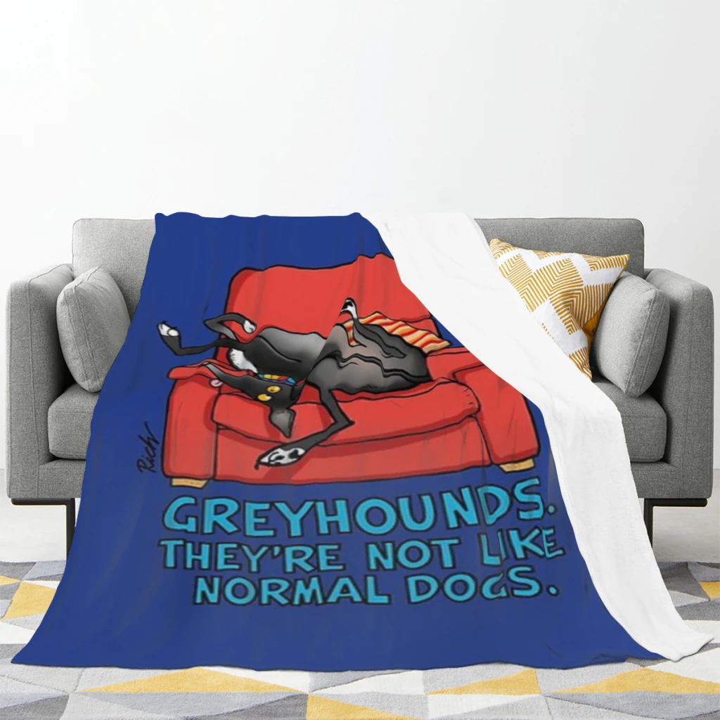 They're not like normal dogs Medium Blanket Comforter Flannel Soft throw Blankets Warm Home and Decoration