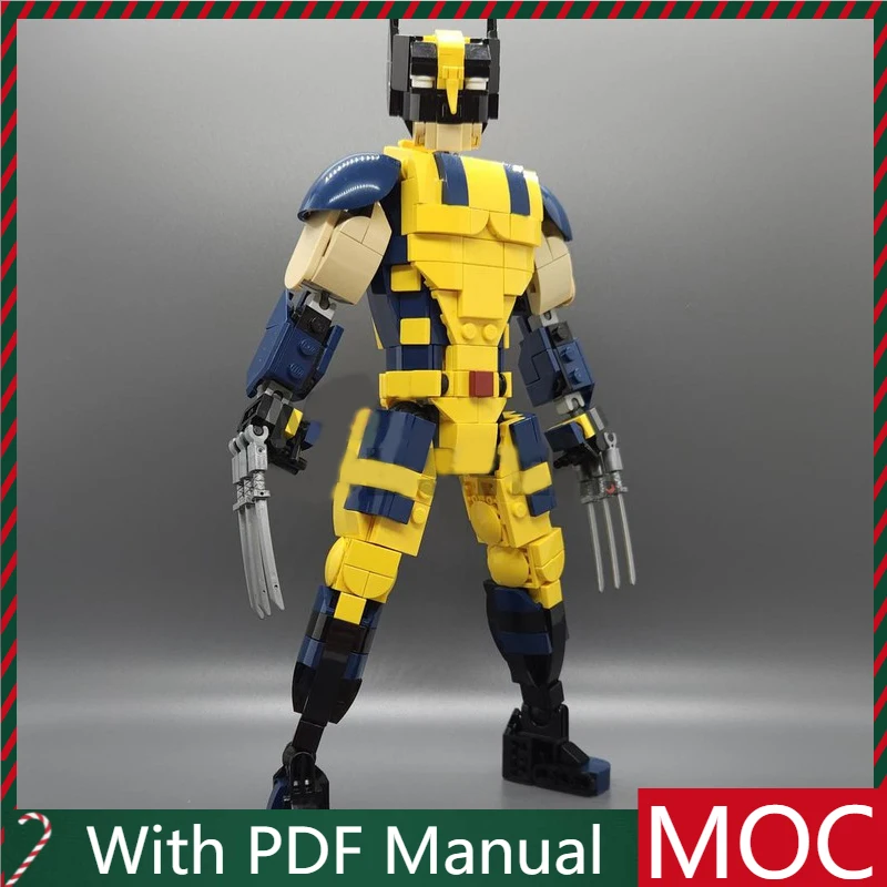 

500 Parts MOC combat robot With Armor And Claw Model Modular Building Blocks Kids Assembly Display Toys Festival Surprise Gift