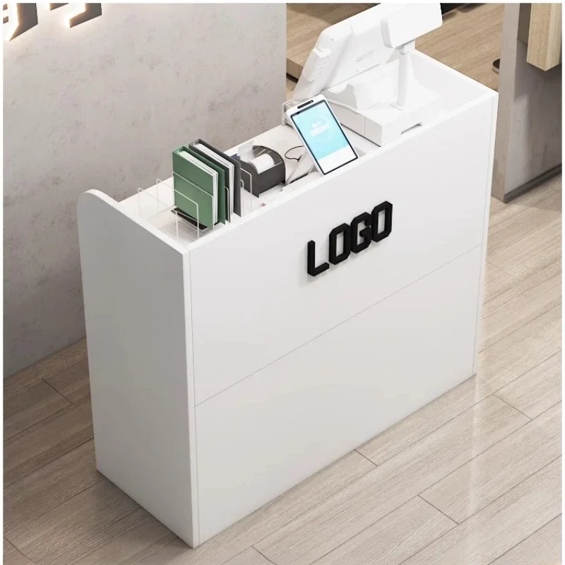 طاولة استقبال فاخرة لصالونات التجميل ومكتب الاستقبال وطاولات المدخل ومكتب أمين الصندوق وطاولة المتجر الحديثة #2