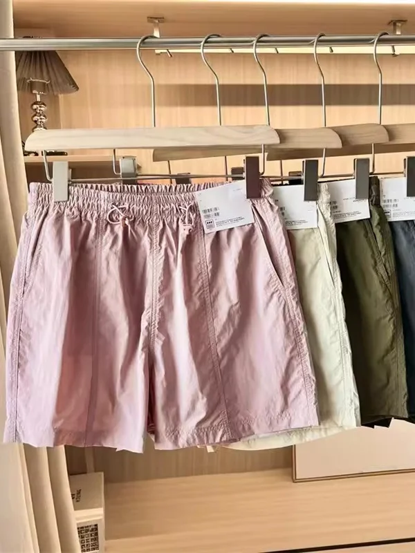 

Water-Resistant ort Pants Lightweight Qui-Drng Breathable Comfortable Spor Casual High Waist orts for Try-On Room