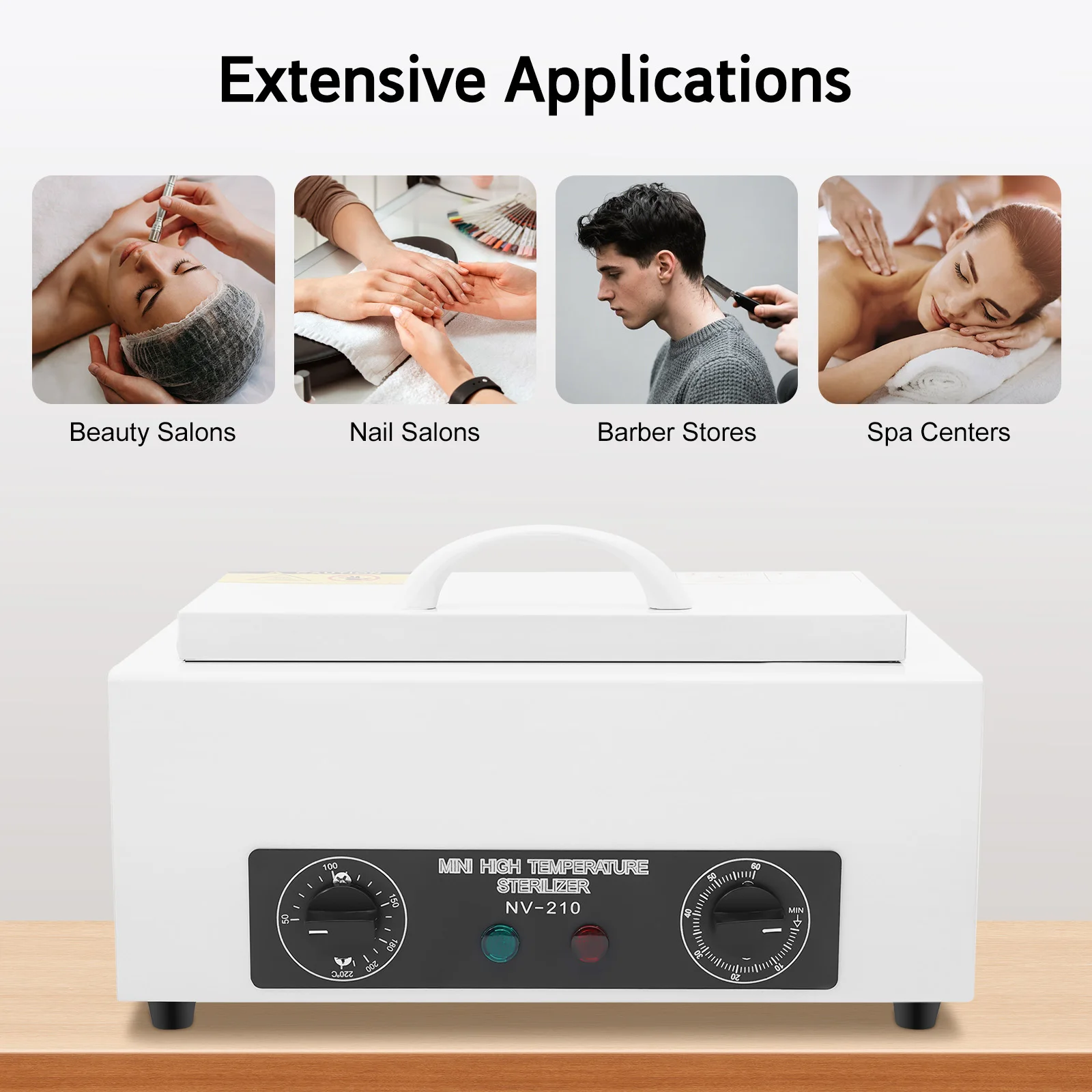 

Dry Heat Sterilizer Cabinet Autoclave Magnifier Tattoo Disinfect Salon Machine