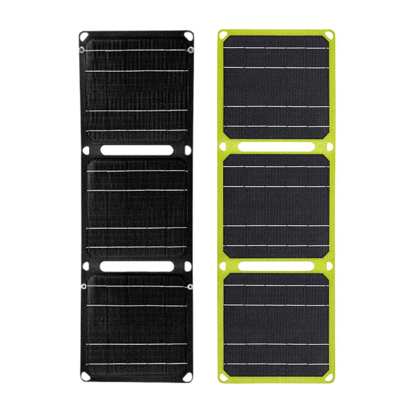 Foldable Solar Panel 3 Foldable Phones USB Charging IP67 Waterproof Lightweight Portable for Travel Camping