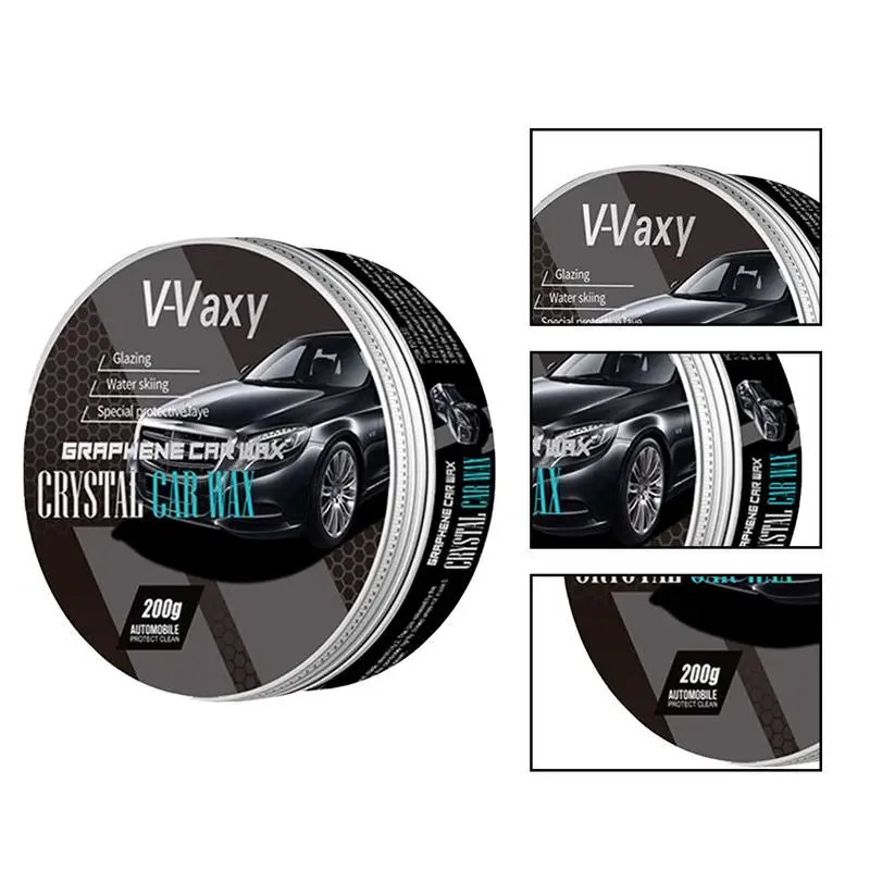 Car Wax  Auto Paint Care Paste Wax High Gloss Black Solid Car Ceramic Coating agent vehicle Original Gloss Shine  Restorer kit