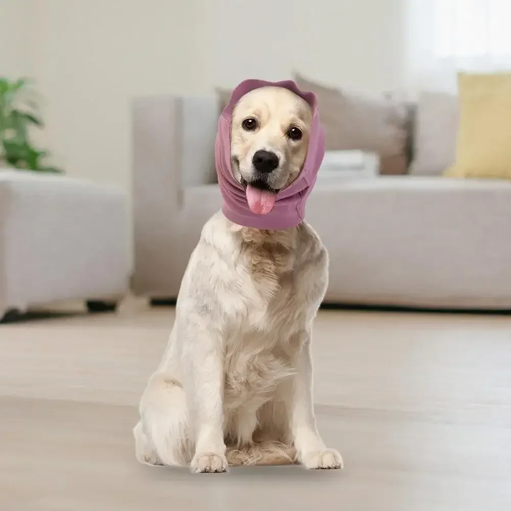 Orejera para el cuidado de perros, a prueba de viento, cancelación de ruido, elasticidad, bufanda suave, diadema cálida para cachorros y gatos, cubierta para las orejas, accesorios para perros