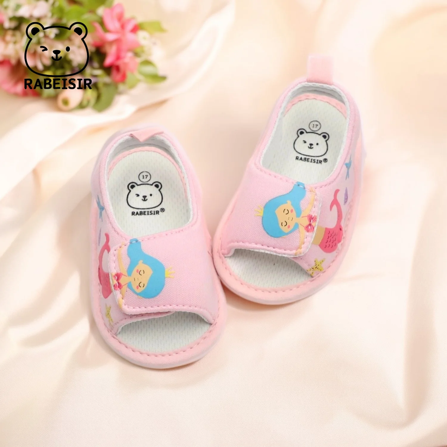 

Baby fashion sandals, baby walking shoes, soft sole, comfortable, 0-1 and a half years old, sweet and cute style