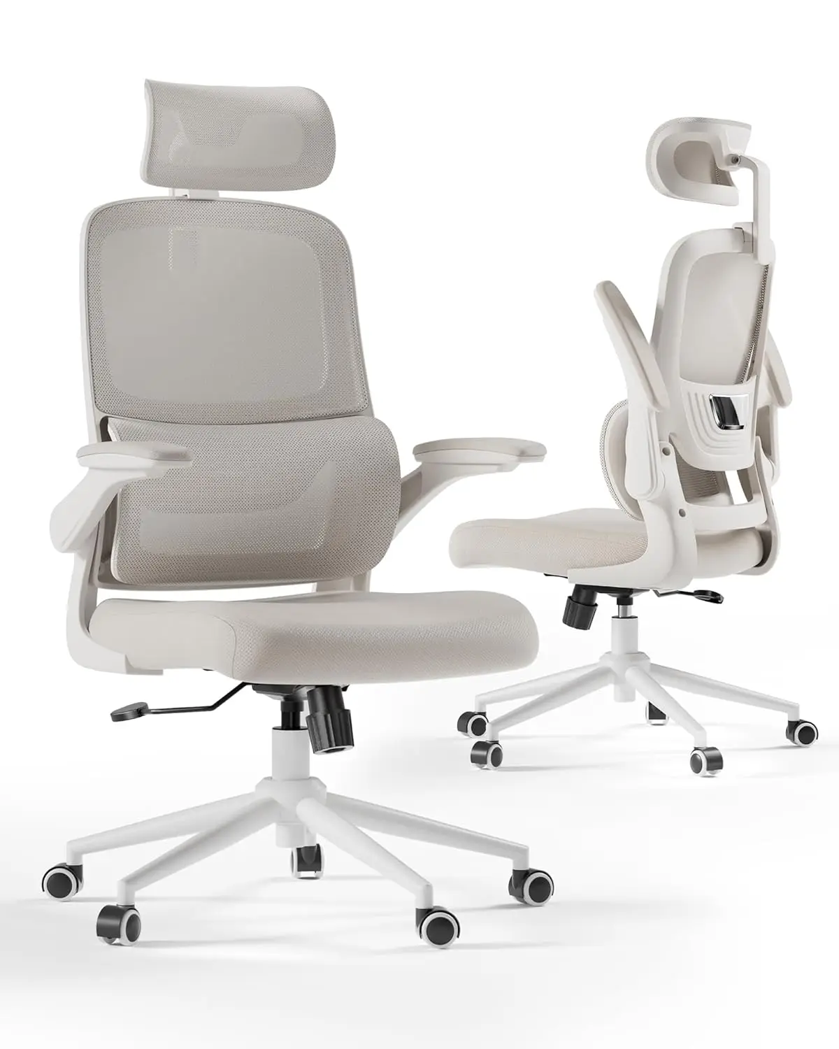 

P1 Ergonomic Office Chair with 2D Lumbar Support & Adjustable Headrest - Heavy Duty 300lbs Capacity, 102°, Customized