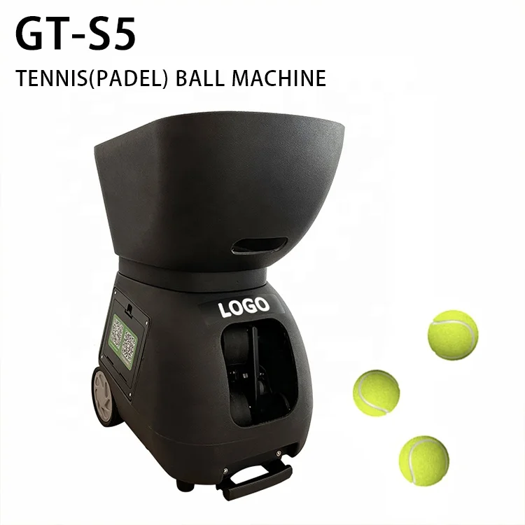 Tennis Ball Padel Machine Logo Packaging Can Be Customized APP and Remote Control