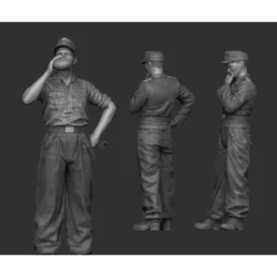 1/35 model kit resin kit 35646 Resting Tank Repair Team