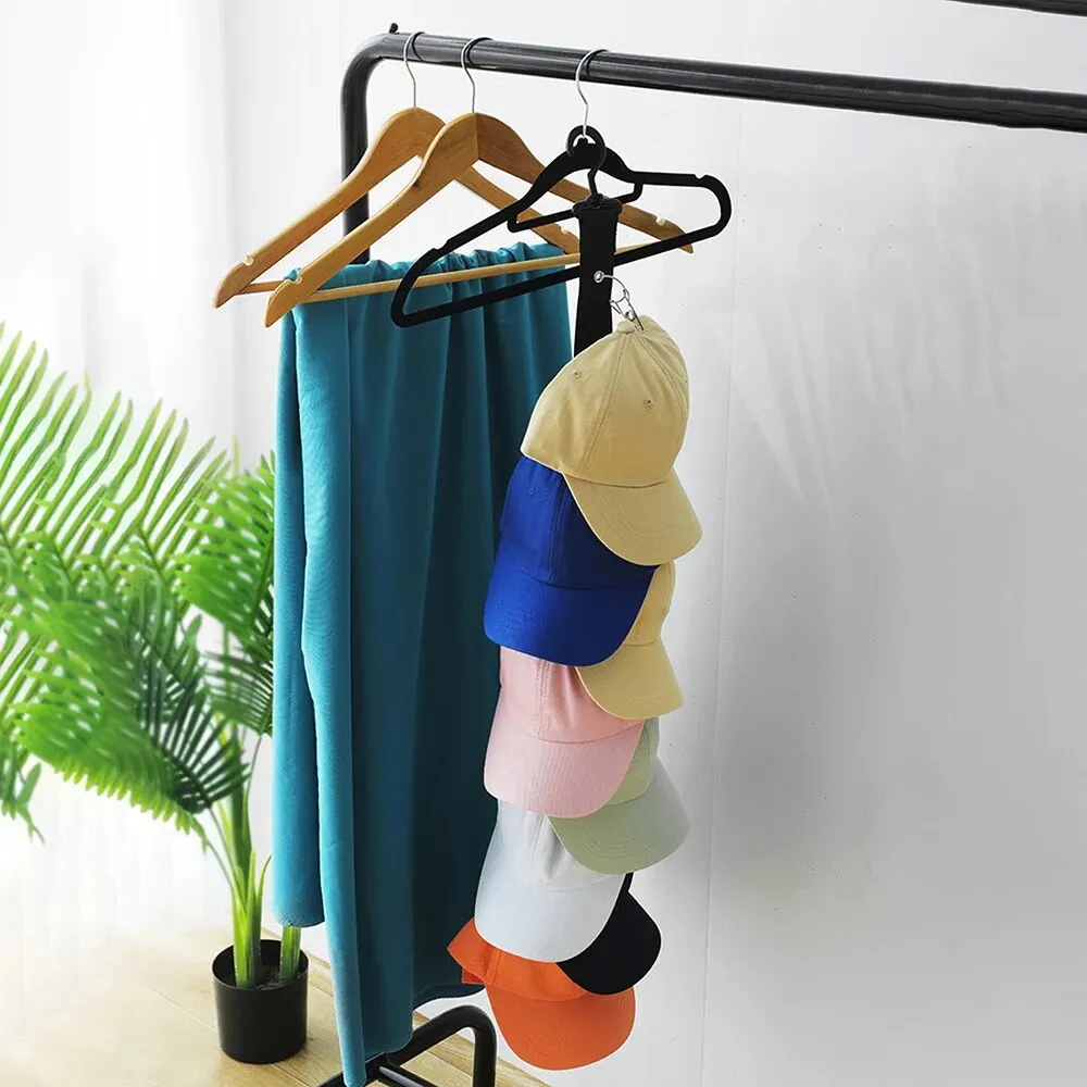 8-Clip Wall Storage Hat Hanging Tool Underwear Drying Rack Bedroom Wardrobe Duck Tongue Cap Storage Hook Rack Creative Home Stor