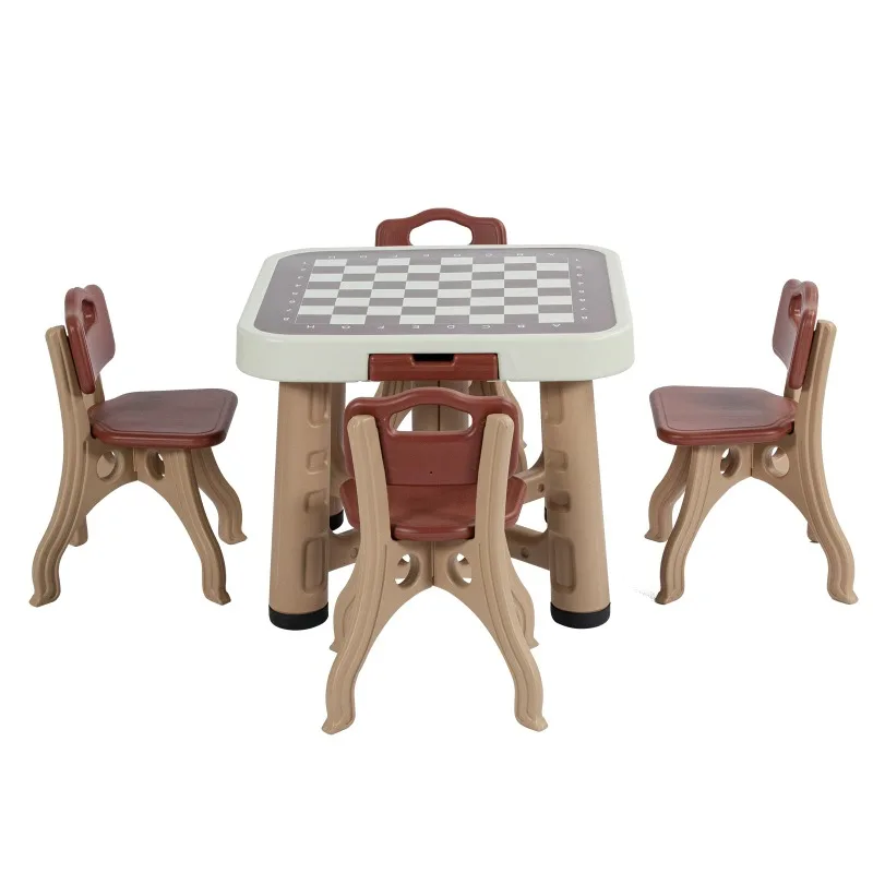 Factory Direct Wholesale Price Portable Multifunctional Children's Table and Chair Set