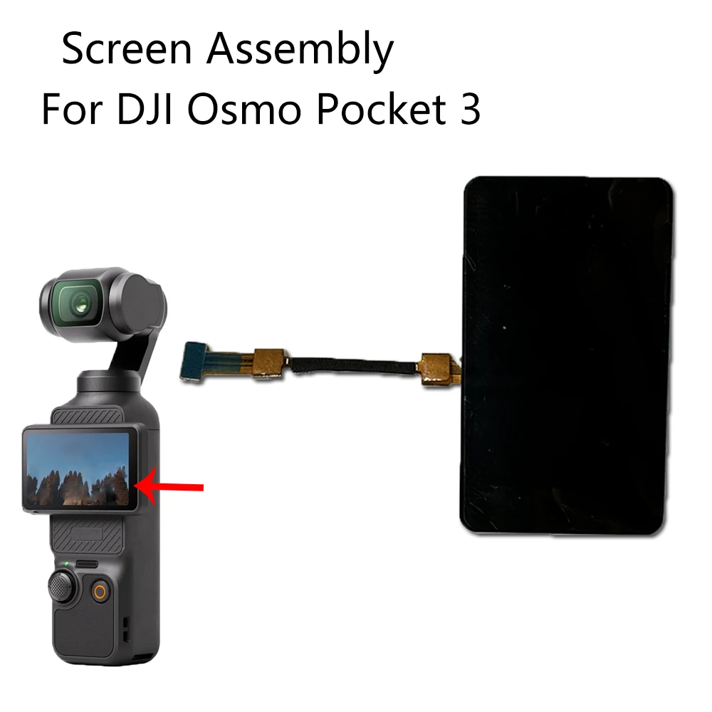 

For DJI Osmo Pocket3 LCD Screen Assembly Replacement for Osmo Pocket 3 Camera Screen Display Repair Parts