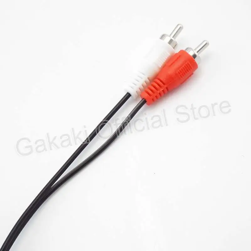 Dual RCA Stecker auf 2 RCA Stecker Kabel Stereo Audio Kabel AV für DVD TV CD Sound Verstärker – Detail 3