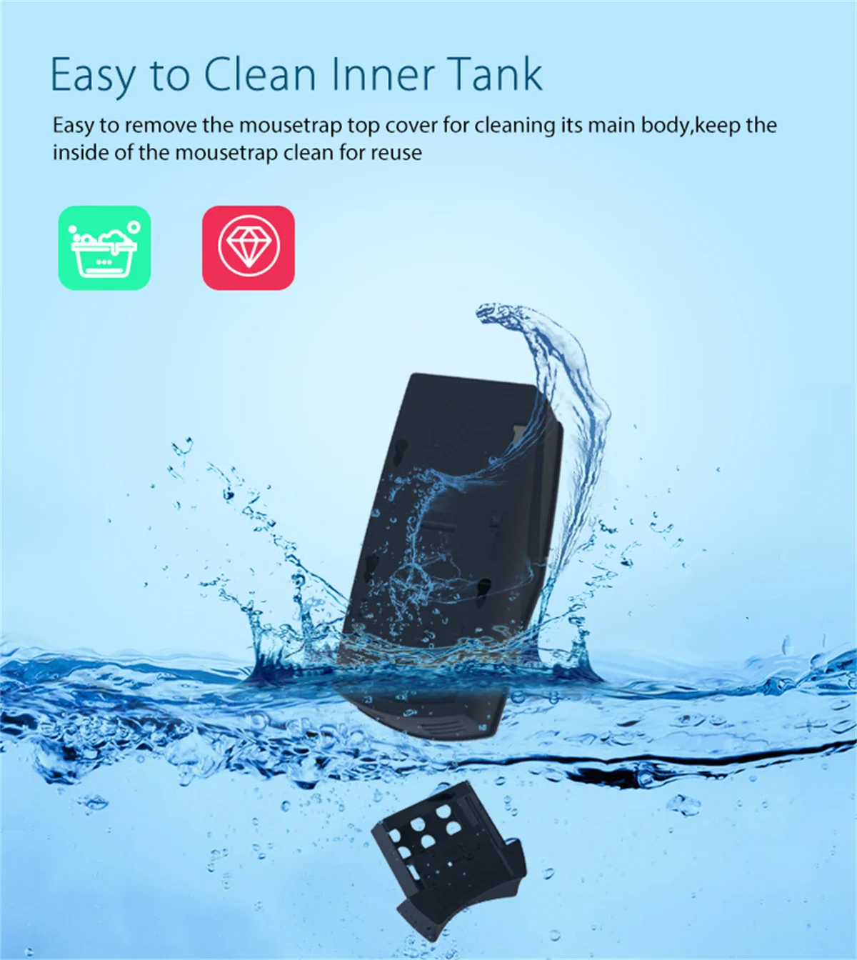 Tuya WiFi Smart Electric Mouse Trap 7000V High Voltage Rodent Killer Anti-Escape Mousetrap For Smart Life APP Alexa Google Home