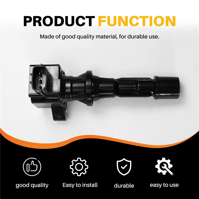 

4PCS LF2L18100A LF2L18100 0997001463 Ignition Coil For Mazda 5 2.0 2005-2010, Mazda 3 BK BL, CX-7, MX-5, Tribute 2.3 2004-2008-A