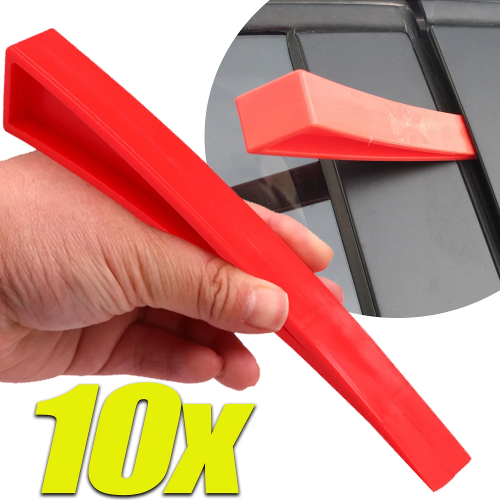 

Car Window Dent Repair Plastic Red Car Universal Crowbar Enlarger Door Recess Body Window Door Wedge Remove Repair Hand Tools