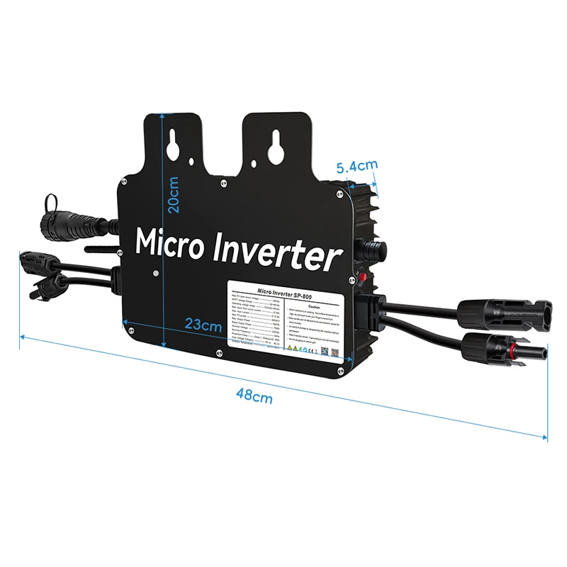 WiFi Communication Smart Micro Inverter Grid Tie Inverter 110V/230V 50/60Hz DC To AC Solar Micro Inverter