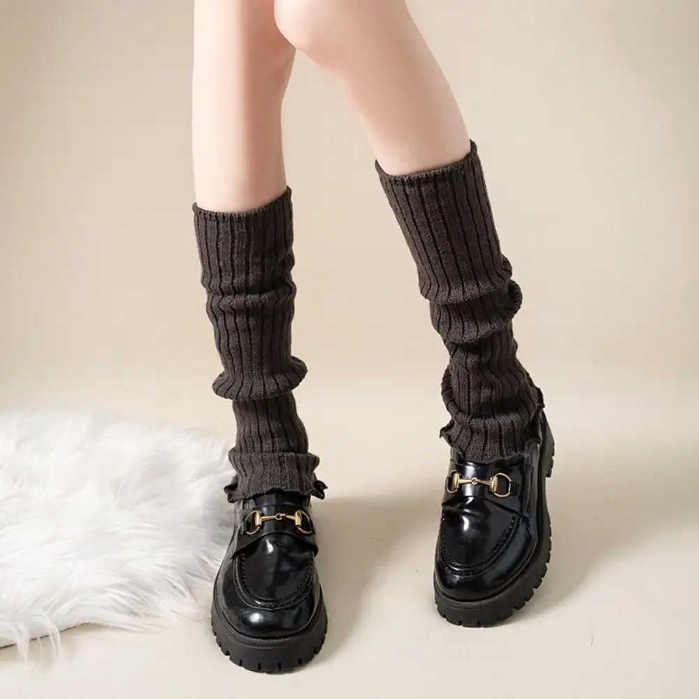 Fashion Knitting Leg Warmers Cute Sweet Lolitas Knitted Socks Boot Socks Women Girls