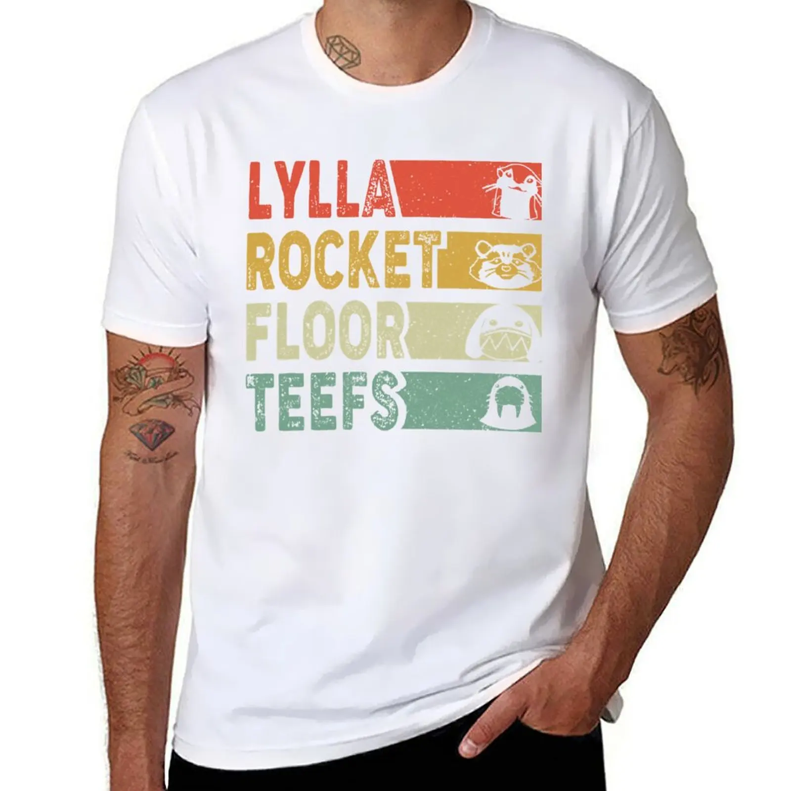 Lylla, Rocket, Floor, Teefs Rocket & Team space Essential T-Shirt Gym Exercise Short Sleeve T-Shirt