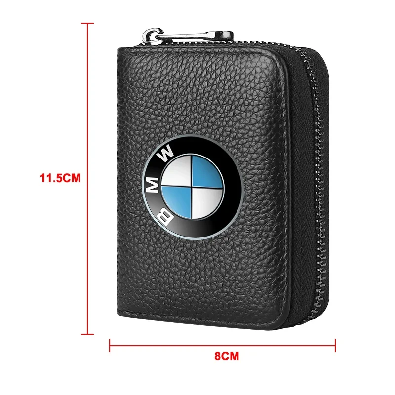 1pcs Car Styling Wallet Driver License Business Card Holder Key Case For BMW Performance M Power E34 E36 E60 E90 E91 E92 E93 M3