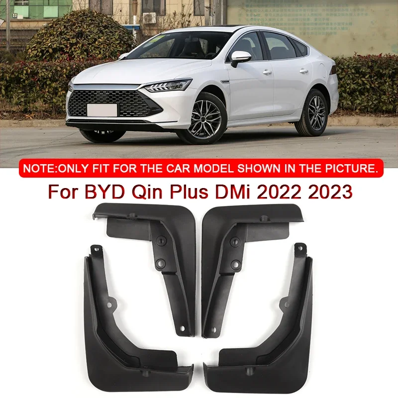 

For BYD Qin Plus DMi 2022 2023 Car Styling ABS Car Mud Flaps Splash Guard Mudguards MudFlaps Front Rear Fender Auto Accessories