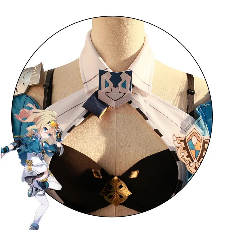 ชุดคอสเพลย์บิแอนก้า อตาเกินา จากเกม Honkai Impact 3 ชุดยุคเด็ก ชิคคาซัล ดูราันดัล พร้อมวิกผมครบชุด ชุดแฟนซีเซ็กซี่สำหรับงานคาร์นิวัล