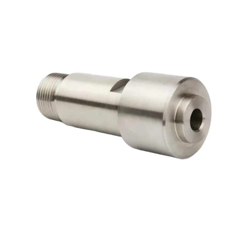 

Изготовленная на заказ обработка с ЧПУ. Прецизионная обработка из нержавеющей стали с резьбовыми стержнями вала с боковой канавкой.