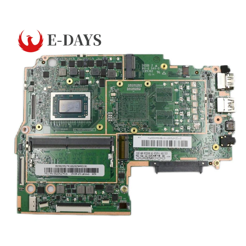 

Main Board for Lenovo Ideapad 330S-15ARR Laptop Motherboard with R5-2500U UMA 4GB 100% Work