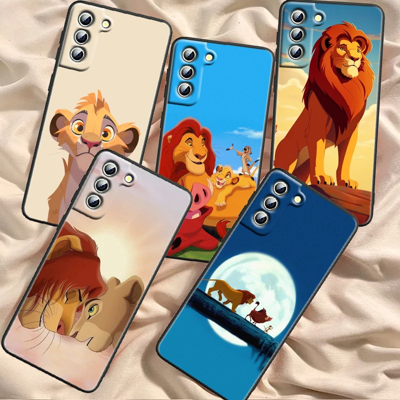 

Lion King Disney Fashion Cool For Samsung Galaxy S24 S23 S22 S21 S20 FE S10 S10E Plus Ultra Pro Lite 5G Black Cover Phone Case