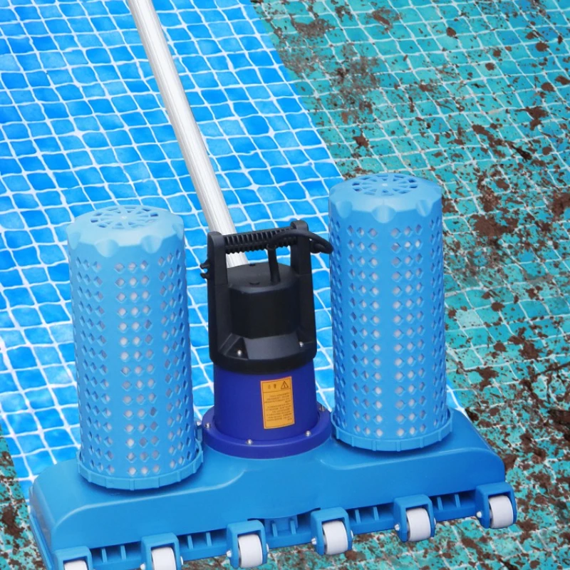 

sewage suction machine underwater vacuum cleaner with filter blue swimming pool fish pool bottom sewage suction device