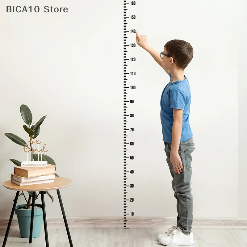 

Cartoon Height Scale Wall Sticker Creative Measure Height Children Ruler Grow Up Chart Wall Self-Adhesive Decals Room Decoration