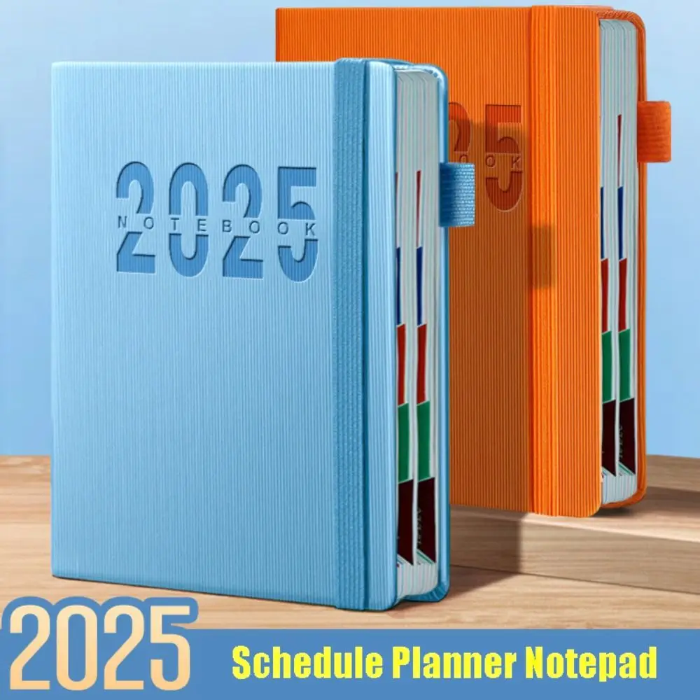 English 2025 Schedule Planner Notepad To Do List Taking Notes 2025 A5 Notebook 12 Months Time Organizer Diary Writing Pads