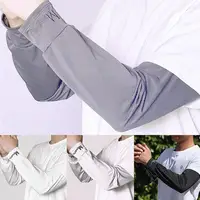 Ice Silk Sleeve Breathable Sun Protection Arm Sleeves Quick-drying Cycling Sleeve Loose Driving Fishing Men Women Arm Cover