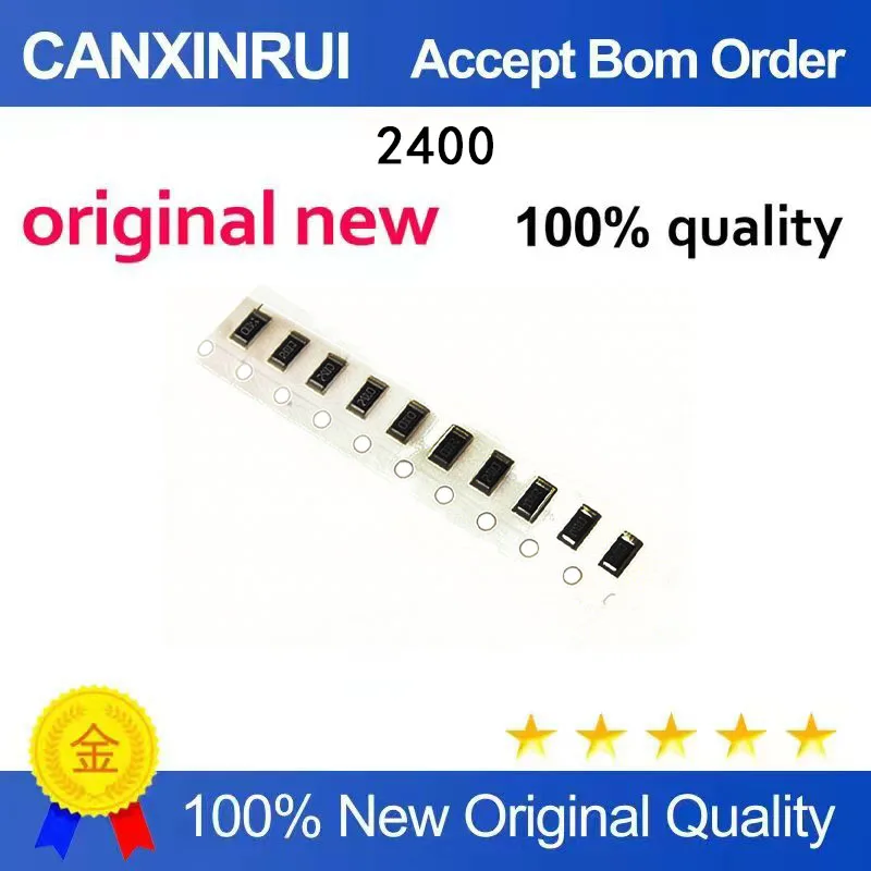 

(5-100 Pieces) Surface mount resistor identification 2400 (240 ohms) package size 1206 precision 1% 1206 240R