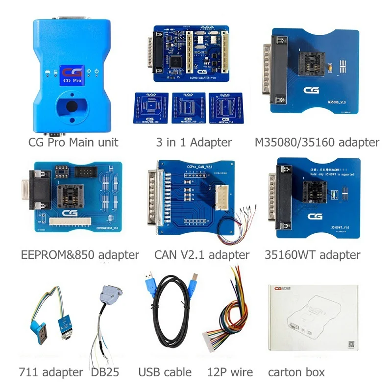 CG Pro 9S12 Programmer Full Version Including All Adapters