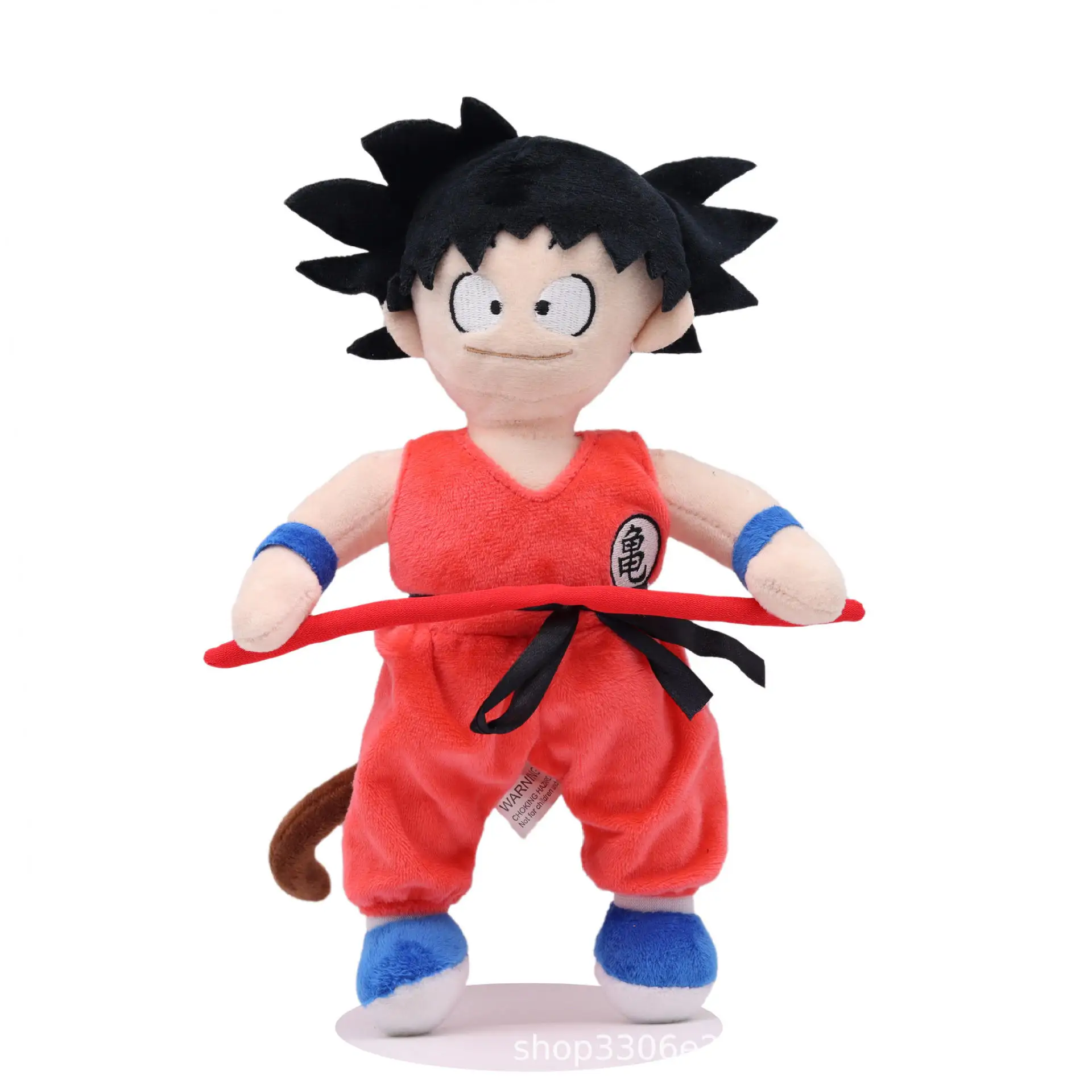 4 Designs New Arrival DBZ Soft Plush Doll Cartoon Goku Anime around Super Saiyan krillin/Majin Buu/Goku cute plush toys holiday