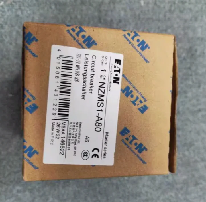 New original EATON protected moulded Case Circuit Breaker NZMS1-A80