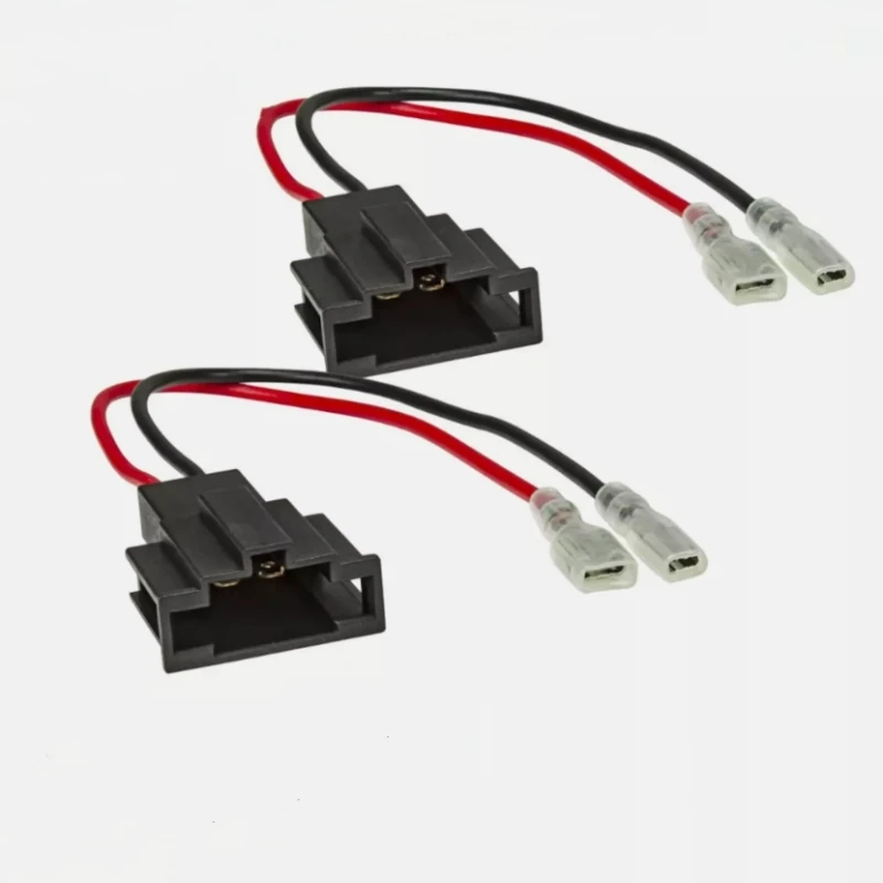 2Pcs Speaker Adaptor Cable Car Speaker Cable Harness Plug For Audi A1 A3 A4 A5 A6 A7 A8 Q2 Q3 Q5 Q7 Tt R8 Auto Interior Parts view 2