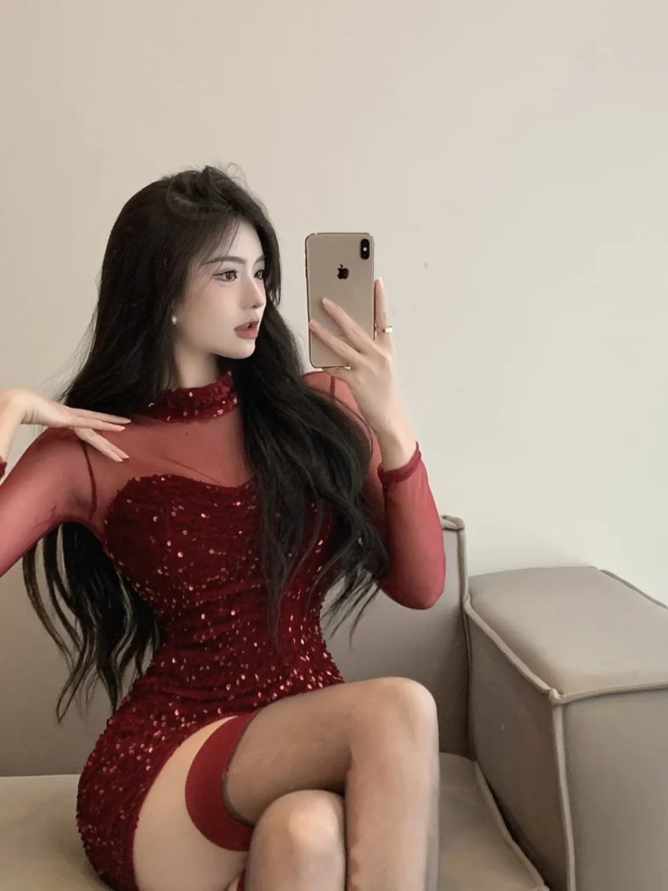 Sexy camada de base dr me splice glitter envoltório magro ort saia novo outono 2025 feminino faion godd sle roupa interior