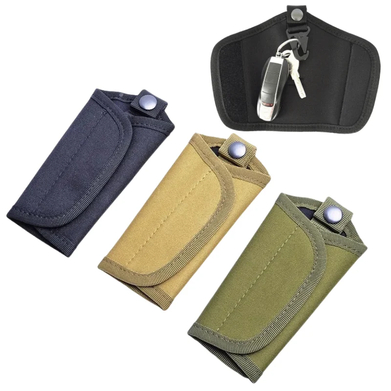 1PCS Outdoor Molle Pouch Belt EDC Key Wallet Small Pocket Keychain Holder Case Waist Pack Bag Personality Camping Hiking Tool