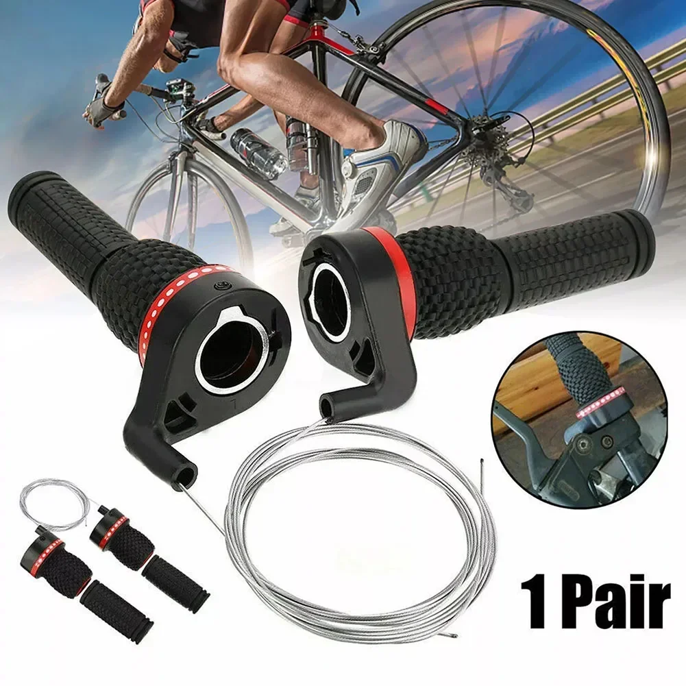 

Bicycle Bicycle Shifter Levers Brake Kits Handlebar Grip Handle Gear Shifter Set For Mountain Bike Cycling Transmission Handle