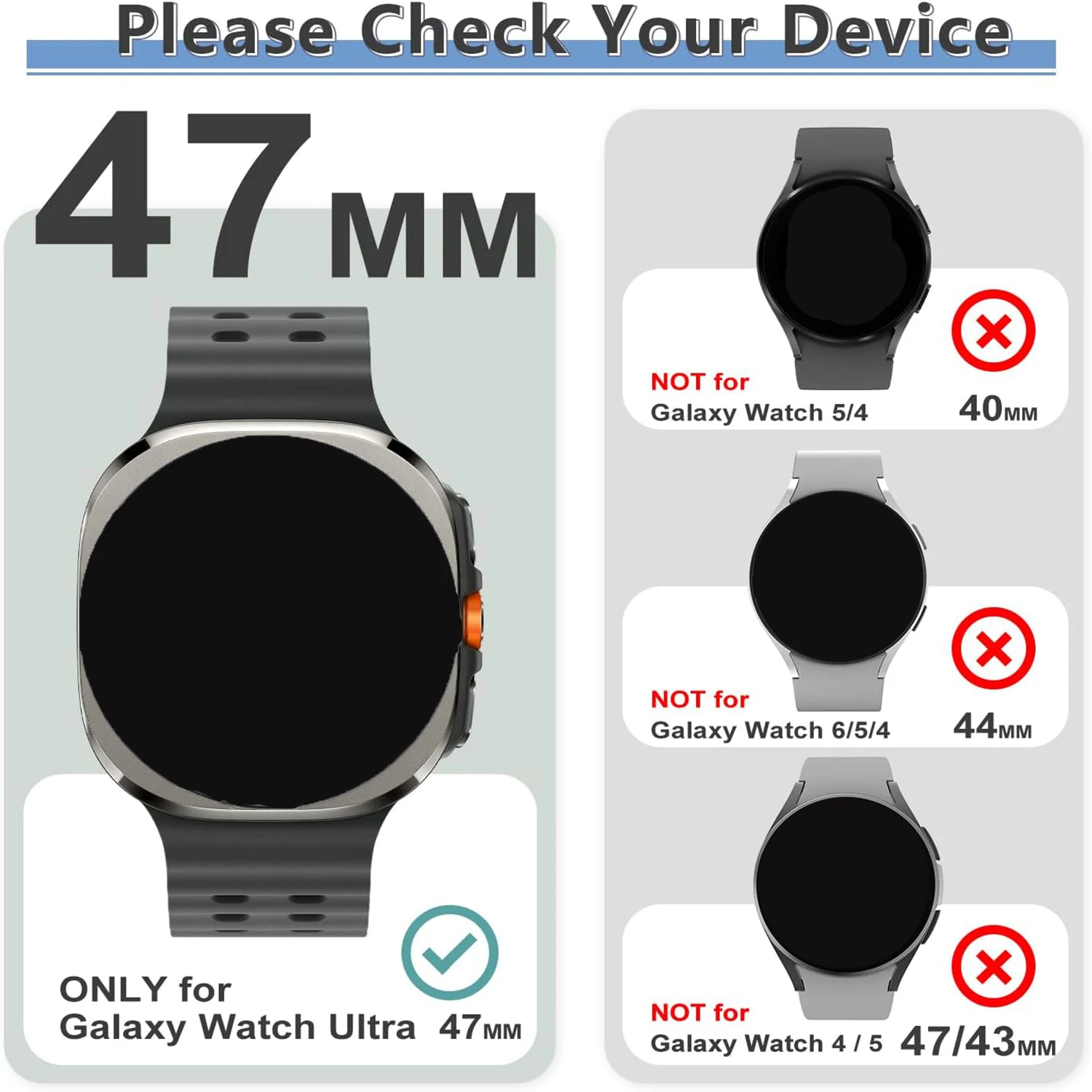 Screen Protector Cover For Samsung Galaxy Watch 7 Ultra 47mm Case +Tempered Glass All-inclusive Full Bumper Shell Accessories