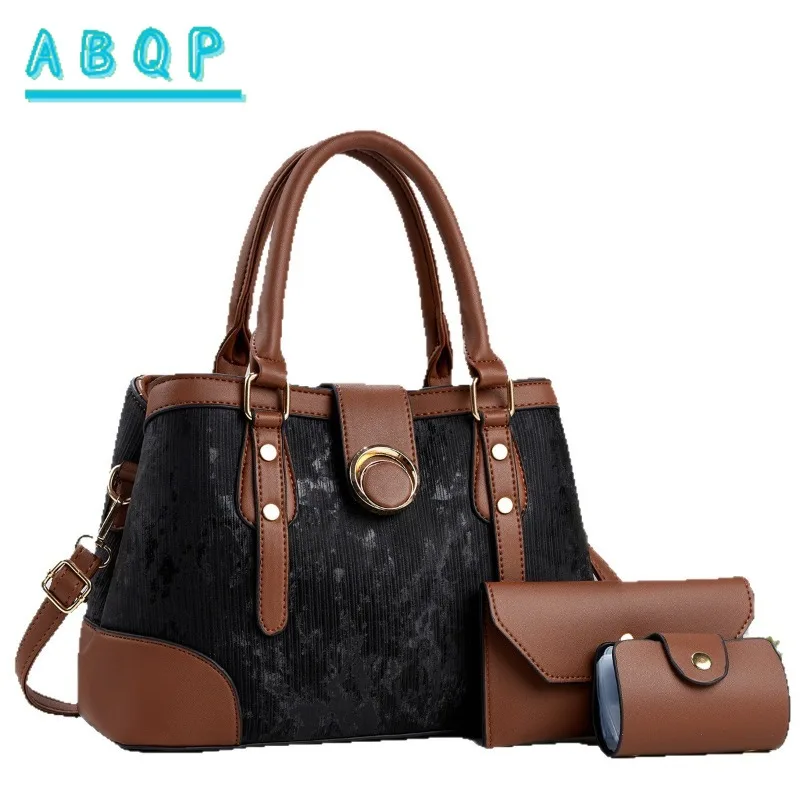 

New Women's Shoulder Bag 3-piece Set Women's Shoulder Bag Luxury Brand Fashion Casual Women's Bag Large Capacity High Quality